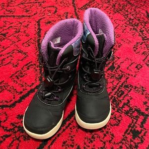 Kids Merrell Winter Boots in Black/Purple
